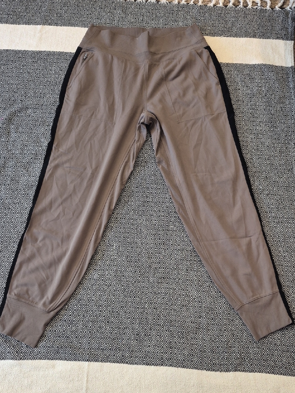 Athleta Venice Velvet Stripe Jogger Pants Size Large T